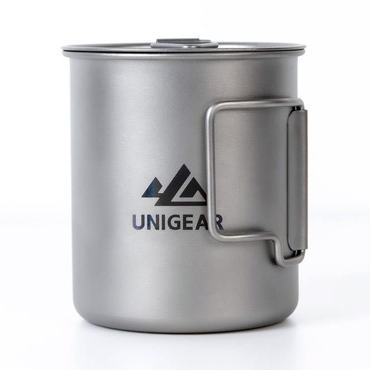 100% Titanium Camping Cup 450ml - Grain & Gear