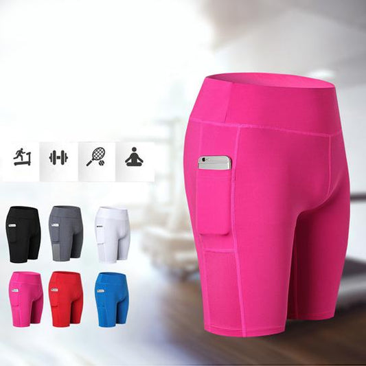 All Seasons Yoga Shorts Stretchable With Phone Pocket - Grain & Gear